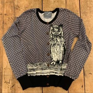 Knitted Dove Owl Sweater